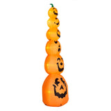 9FT Halloween Inflatable Stacked Pumpkins, Blow up 6 Pumpkins Inflatable with Built-in LED Lights 29198192