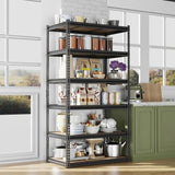 6-layer adjustable shelf spacing, gourd-shaped perforation, rubber mallet with gloves, display rack, 33641707