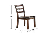 Modern 6 Piece Dining Set, Brown B01682188