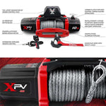 ZUN Electric Winch XPV 10000 LBS 12V Synthetic Rope SUV Jeep Truck 4WD 30003314