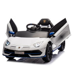 ZUN 12V Kids Ride On Car W/Parents Remote Control,Licensed Lamborghini Aventador Xago,Hydraulic pressure W1396P184346