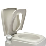 ZUN 10L Portable Removable Flush Toilet with Double Outlet 18275673