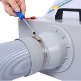 Portable Airbrush Spray Booth with 3 LED Lights, Extra Replaceable Extra Filter Pad, Turn Table and W465P187893