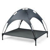 41.5" x 34.5" Dog Cot with UV Protection Canopy Shade 53468401
