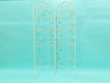 4 Pack Metal Garden Trellis 86.7" x 19.7" Rustproof Trellis for Climbing Plants Outdoor Flower W1586135968