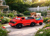 Ride on Push Car, Foot to Floor Sliding Toddler Toy with Trailer, Lift-Up Hood for 18-72 M, 45525991