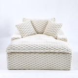 51 - inch Comfort - bearing Sofa Two Pillows and One Backrest, Suitable for Multiple Scenarios in W3371P326404