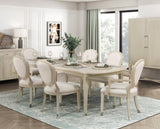 Contemporary Light Oak Finish Chenille Upholstered Wooden Side Chairs Set of 2 Dining Furniture B011P318937