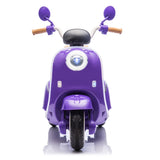 12V Kids Ride On Three-Wheel Electric Motorcycle,2WD,Cool Waterfall Light,Large Storage W1578P235069