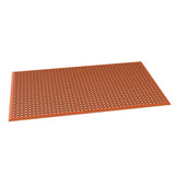 Red Rubber Floor Mat 90x150x1 cm Anti-Fatigue & Durable 62612919