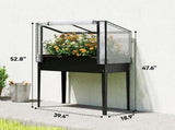 Garden Bed with Mini Greenhouse 65441567