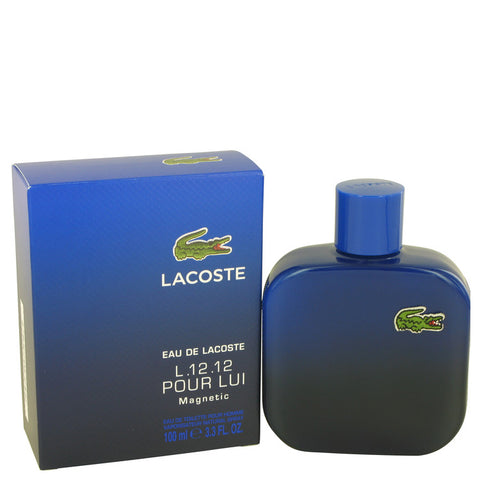 Lacoste Eau De Lacoste L.12.12 Magnetic by Lacoste Eau De Toilette Spray 3.3 oz for Men FX-535905