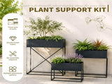 3Pack PreAssembled Metal Raised Garden Bed Planter Stand with NonWoven Liner, UVResistant Coated W2796P516631