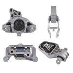 ZUN 4X Engine Motor & Auto Trans Mount for Mercedes CLA250 GLA250 2.0L L4 Auto Trans 2462400809 58889715