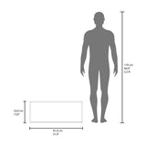 Note 32"W x 13" H Wall Cabinet with Sliding Doors , Wall Shelf, Storage Cabinet, Bedroom, Office, B070P238867