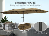 Outdoor beach umbrella/Double-Sided Sun Umbrella 11765031