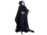 6ft Halloweenations Outdoor Life Size Animatronics Grim Reaper with Chain, Sound-Actived Party 38266016