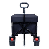 Foldable Wagon with Extended Tailgate, Waterproof Dustproof UV Resistant Wagon Rain Covers, Heavy W321P269240