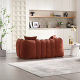 Soft beanbag chair with high resilience foam core for two people. The comfortable square recliner W1996P183170