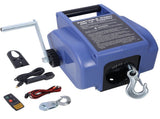 12v Trailer Winch,Reversible Electric Winch, for Boats up to 5000 lbs, Galvanized Wire Rope, with 90231654