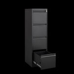 ZUN 4 Drawer Vertical File Cabinet with Lock,Filing Cabinet, Metal Filing Cabinet for Home Office W1247P173378