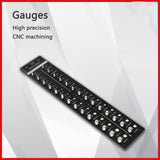 Black Screw Nut Thread Detector Screw Measuring Gauge - Bolt Nut Identifier Gauge with Inch 18925211