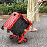 ZUN Foldable shopping cart 78350703