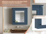 20" Wall Mounted Bathroom Storage Cabinet with Mirror, Medicine Cabinet with Height Adjustable N710P317680C