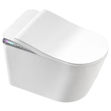 Smart Toilet With Foot Sensing Open Cover & Seat, Buttons Control, Night Light, Leakage Protection, W1865P253926