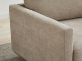 30.7"W Square Upholstered 360&deg Swivel Accent Chair and Comfy Single Sofa Chair with a Weathered W3118P439418
