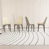 A set of 4 dining chair, modern style chair made of high-quality PU Leather fabric with thick soft W2189P168411