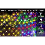 9.8*6.5FT Mesh Net Light,360 LED Net Light with 8 Modes&Remote,Connectable Net String 30254569