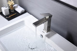 Waterfall Spout Bathroom Faucet,Single Handle Bathroom Vanity Sink Faucet W928124227
