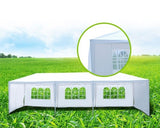 10x30' Wedding Party Canopy Tent Outdoor Gazebo with 5 Removable Sidewalls W1205137302