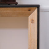 Black / Natural Wooden Console Table Narrow Entryway Table Modern Couch Table Small Entry Way W2729P198996