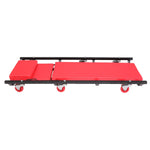 ZUN 40" Ajustable Creeper for Car Repairing Red 22931029