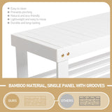 3-Tier Seamless Top Bamboo Shoe Rack 04175143