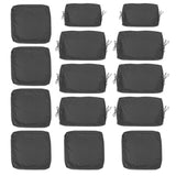 Cushion Covers for 7 Pcs Wicker Rattan Sectional Sofa, 14Pack Cushion Slipcovers Set W419P295492