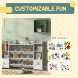 White multifunctional bookshelf for children 62692673
