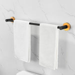 ZUN Bathroom Hardware Set, Thicken Space Aluminum 6 PCS Towel bar Set- Black Gold 24 Inches Wall 03265158