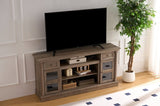 Farmhouse Fireplace TV Stand with Roman Column Styling, Up to 80-inch TV, 70-inch Modern Tall W2393P300554