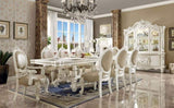 Taupe and Bone White Arm Chair with Nailhead Trim B062P209289