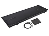 Matte Black Hard Tri-Fold Truck Bed Cover, 5FT Waterproof Tonneau Cover with LED Replacement for 82794751