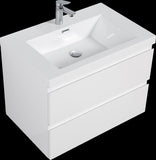 30" Floating Bathroom Vanity with Sink, Modern Wall-Mounted Bathroom Storage Vanity Cabinet with W1573P152684