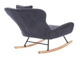 Teddy Upholstered Nursery Rocking Chair for Living Room Bedroom 02584169