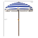 ZUN Outdoor beach umbrella / Sun Umbrella （Prohibited by WalMart） 32082008