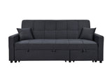 83" Oversized Upholstered Sofa Bed W/Pull Out Couch Bed & Adjustable Backrest,3 Seaters Sofa & Couch W1417131917