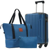 Hardshell Luggage Sets 3 Piece Carry-on Suitcases with Wheels, TSA Lock for Men Women-Blue 02916319
