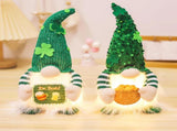St Patricks Day Gnomes Plush with Light, 11inch St. Patrick's Day Irish Elf Tomte Gnome Decoration 53055988