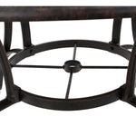 ZUN Outdoor Cast Aluminum Circular Dining Table, Bronze 59159.00